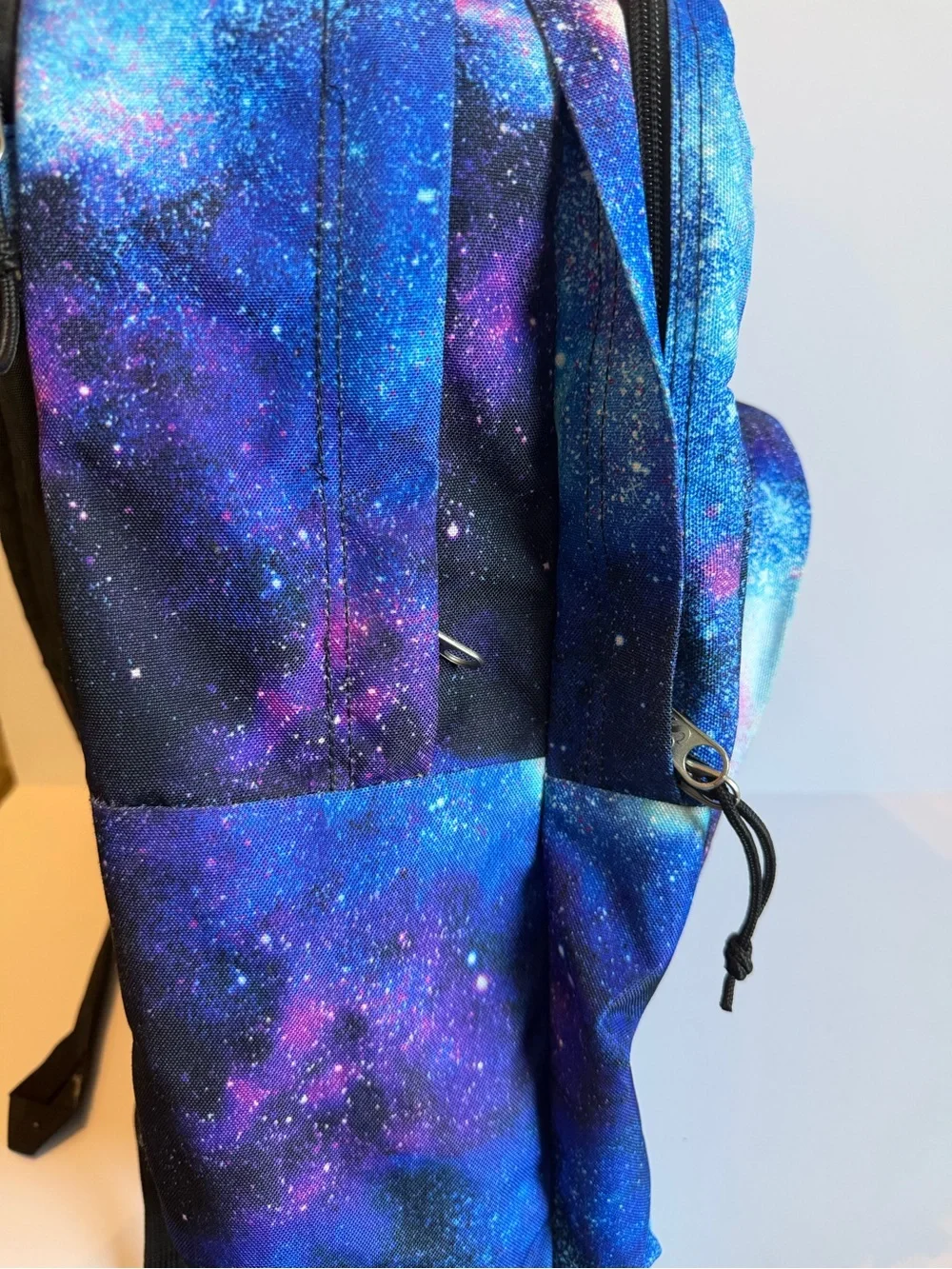 JanSport Galaxy Print Backpack in Blue and Purple
